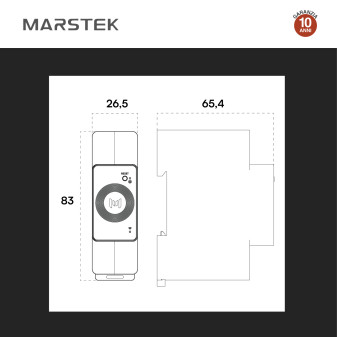 Sossen Marstek Misuratore Batteria Trifase 100-260V Wifi Bluetooth