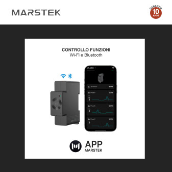 Sossen Marstek Misuratore Batteria Trifase 100-260V Wifi Bluetooth