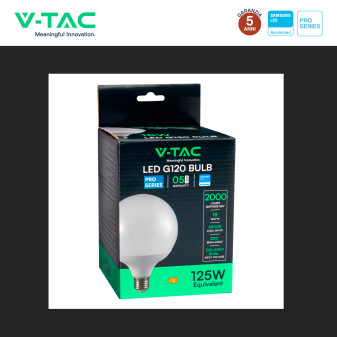 V-Tac Pro VT-288 Lampadina LED E27 18W Globo G120 SMD
