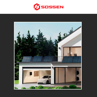 Sossen Supporto da Balcone per Pannello Solare Fino a 500W