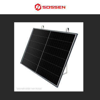 Sossen Supporto da Balcone per Pannello Solare Fino a 500W