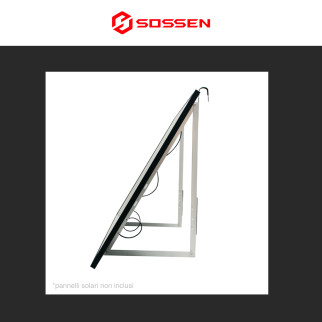 Sossen Supporto da Balcone per Pannello Solare Fino a 500W