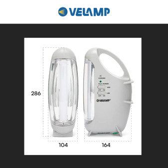 Velamp Lampada LED Anti Black-Out 4,5W Portatile Ricaricabile