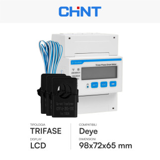 Chint Misuratore Inverter Trifase Deye 4P MID mod. DTSU666-H