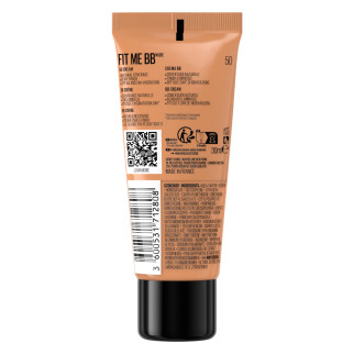 Maybelline New York Fit Me BB Cream Nude SPF 50 Colore 50 da 30ml