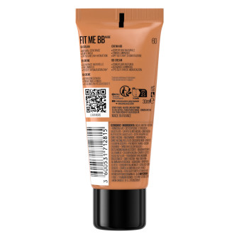 Maybelline New York Fit Me BB Cream Nude SPF 50 Colore 60 da 30ml
