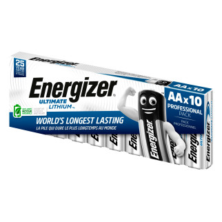 Energizer Ultimate Lithium AA FR6 Litio 1,5V Lunga Durata 10 Batterie