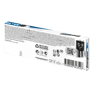 Energizer Ultimate Lithium AA FR6 Litio 1,5V Lunga Durata 10 Batterie