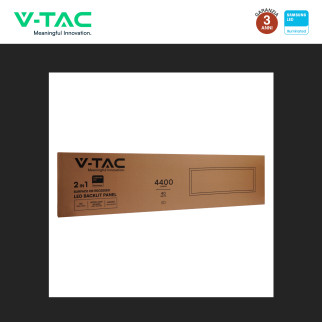 V-Tac Pro VT-6147 Pannello LED Rettangolare 120x30 40W
