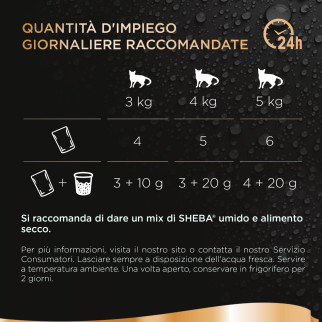 Sheba Delices Du Jour Cibo per Gatti al Pollo e Salmone 6x