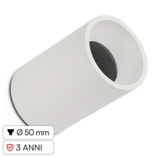 V-Tac VT-802-W Portafaretto Rotondo a Plafone con Portalampada