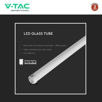 VT-6279 25 Tubi LED T8 G13 9W SMD in Vetro 60cm V-Tac