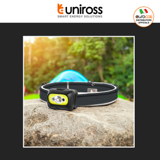 Uniross ProLite Torcia Frontale 350lm Ricaricabile Fascia Regolabile