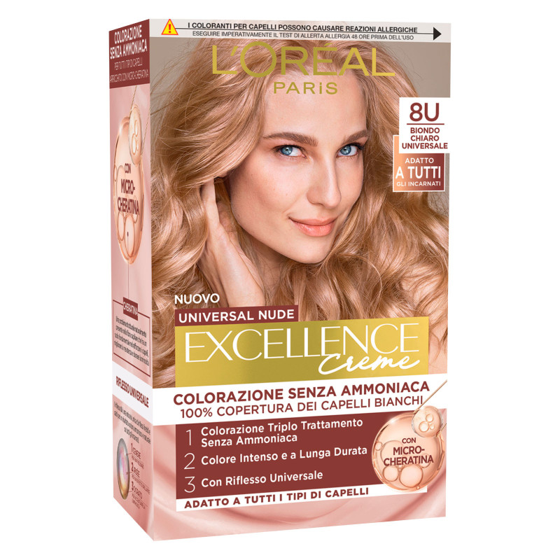 L'Oréal Paris Excellence Creme 8U Biondo Chiaro Universale