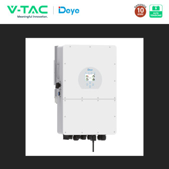 V-Tac Inverter Trifase Ibrido On-Grid / Off-Grid 20kW IP65 CEI 0-21