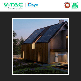 V-Tac Inverter Trifase Ibrido On-Grid / Off-Grid 20kW IP65 CEI 0-21