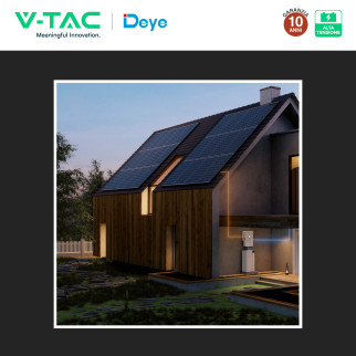 V-Tac Inverter Trifase Ibrido On-Grid / Off-Grid 20kW IP65 CEI 0-21