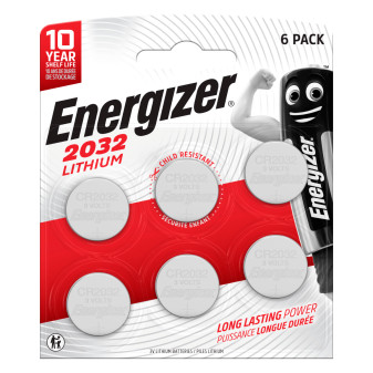 Energizer 2032 Lithium Pile al Litio a Bottone CR2032 3V