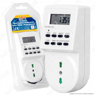 Life Timer Digitale Temporizzatore Settimanale Programmabile Presa