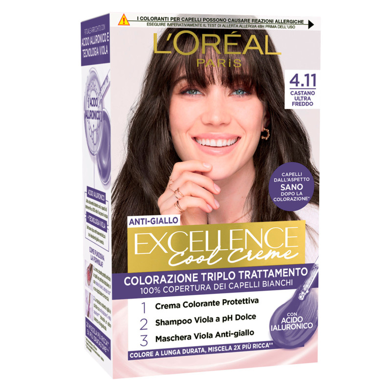 L'Oréal Paris Excellence Cool Creme 4.11 Castano Ultra Freddo