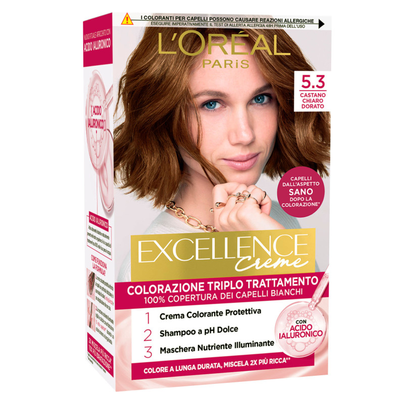 L'Oréal Paris Excellence Creme 5.3 Castano Chiaro Dorato