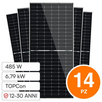 Pannelli Solari Fotovoltaici 485W TOPCon IP68 V-Tac Jinko