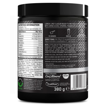 Pre-Workout Senza Caffeina gusto Limone e Lime Optimum Nutrition