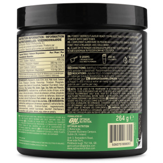 Elettroliti in Polvere gusto Frutti di Bosco Optimum Nutrition