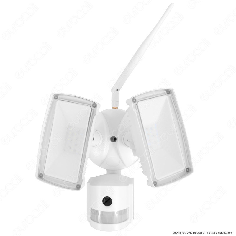 V-Tac VT-4818 Faretto LED di Sicurezza 18W con Sensore e Telecamera