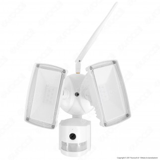 V-Tac VT-4818 Faretto LED di Sicurezza 18W con Sensore e Telecamera