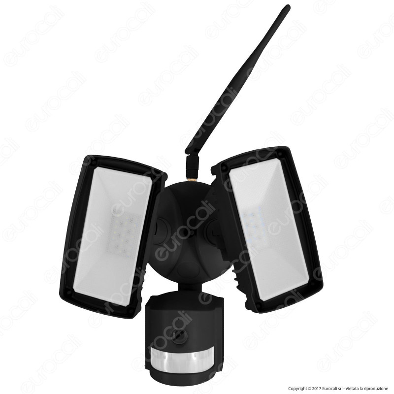 V-Tac VT-4818 Faretto LED di Sicurezza 18W con Sensore e Telecamera