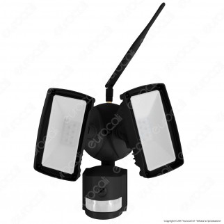 V-Tac VT-4818 Faretto LED di Sicurezza 18W con Sensore e Telecamera