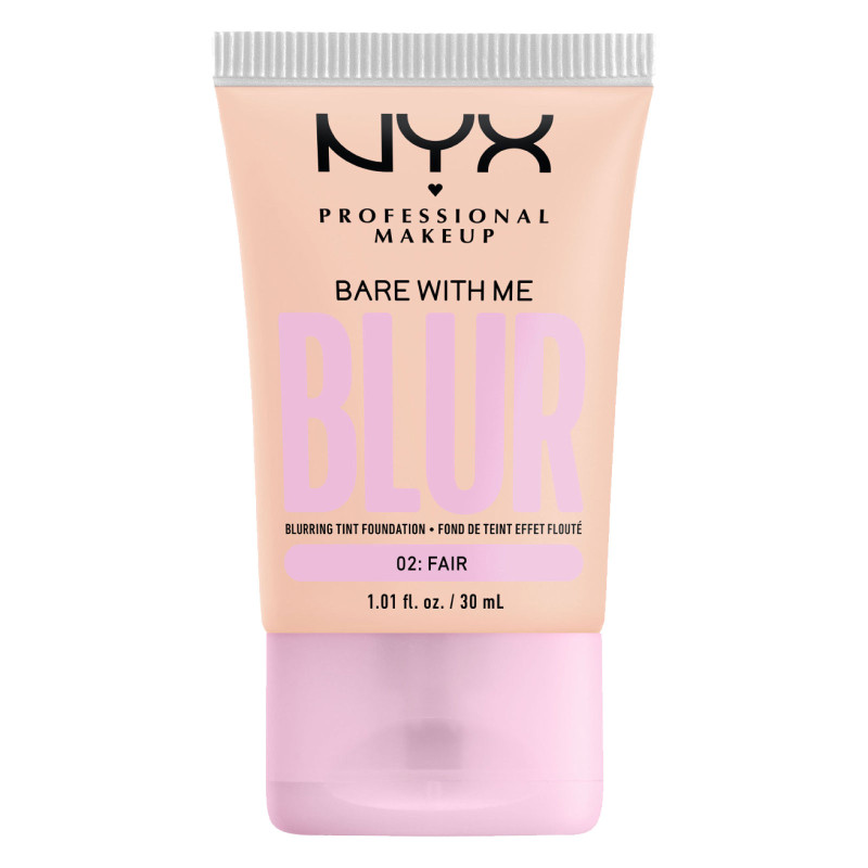 NYX Professional Makeup Bare With Me Blur Fondotinta Colore 02