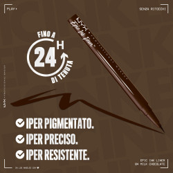 NYX Professional Makeup Epic Ink Liner Eyeliner in Penna Milk Chocolate