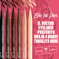 NYX Professional Makeup Epic Ink Liner Eyeliner in Penna Graham Cracker