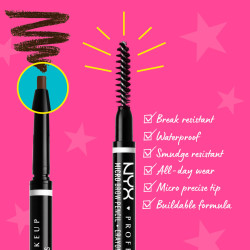 NYX Professional Makeup Micro Brow Pencil Matita Sopracciglia 07 Espresso