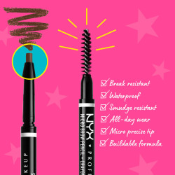 NYX Professional Makeup Micro Brow Pencil Matita Sopracciglia 06 Brunette