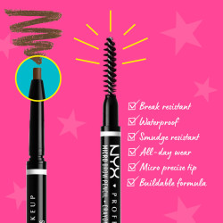 NYX Professional Makeup Micro Brow Pencil Matita Sopracciglia 05 Ash Brown