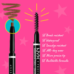 NYX Professional Makeup Micro Brow Pencil Matita Sopracciglia 04 Chocolate