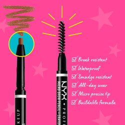 NYX Professional Makeup Micro Brow Pencil Matita Sopracciglia 03 Auburn