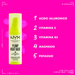 NYX Professional Makeup Primer e Siero Plump Right Back - Flacone 30ml