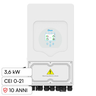 V-Tac Inverter Monofase Ibrido On-Grid / Off-Grid 3,6kW IP65