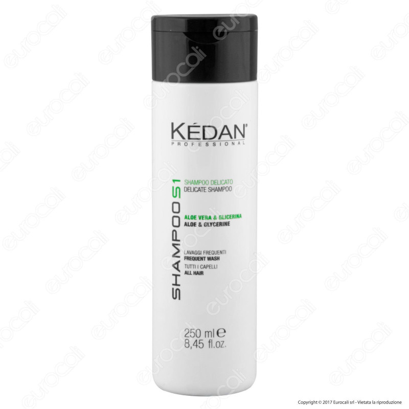 Kédan Professional Shampoo Delicato con Aloe Vera e Glicerina -