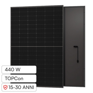 Pannelli Fotovoltaici 440W TIER 1 TOPCon IP68 Full Black V-Tac Osda