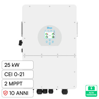 V-Tac Deye Inverter Trifase On-Grid / Off-Grid 25kW IP65