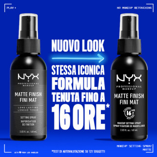 NYX Professional Makeup Matte Finish Fini Mat Spray Fissante Trucco 60ml