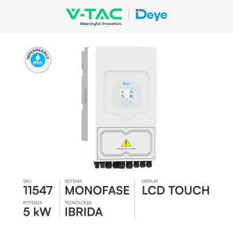 Inverter Ibrido per Impianto Fotovoltaico V-Tac 5kW IP65