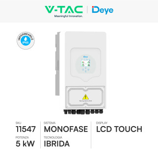 Inverter Ibrido per Impianto Fotovoltaico V-Tac 5kW IP65