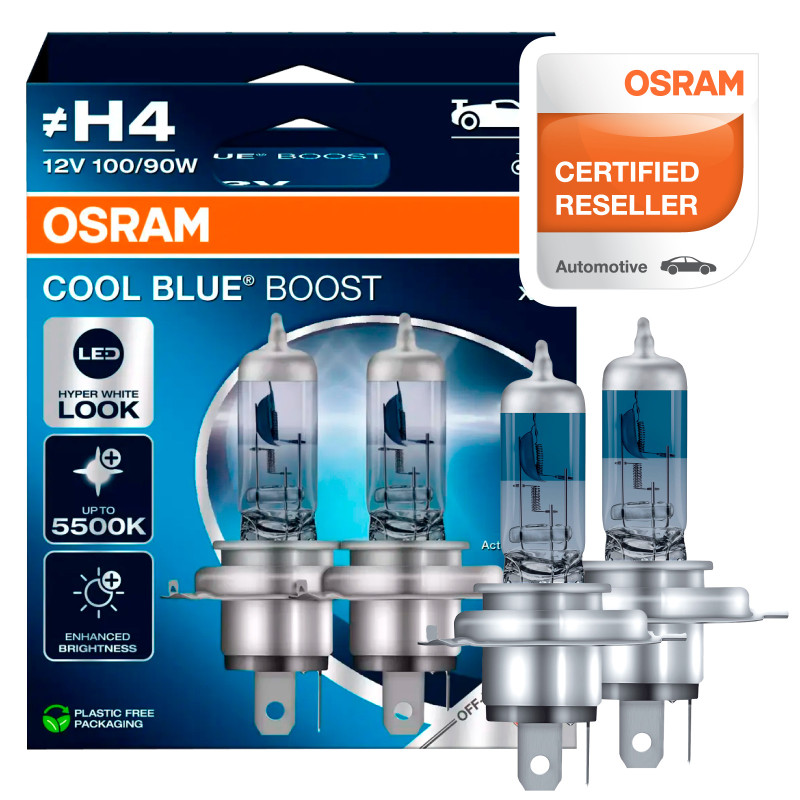 Lampadine Cool Blue Boost H4 per Fari Auto