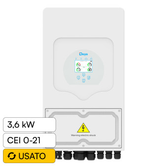 Inverter Ibrido 3.6kW Monofase IP65 Pannelli Solari V-Tac
